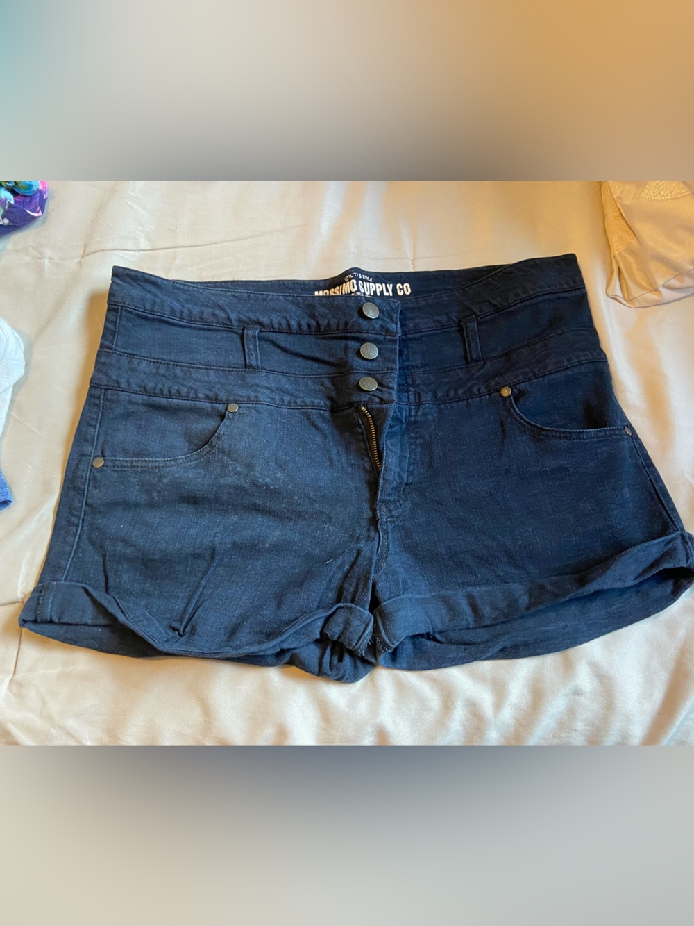 Mossimo Supply Co. Women's Black High-Rise Denim Shorts